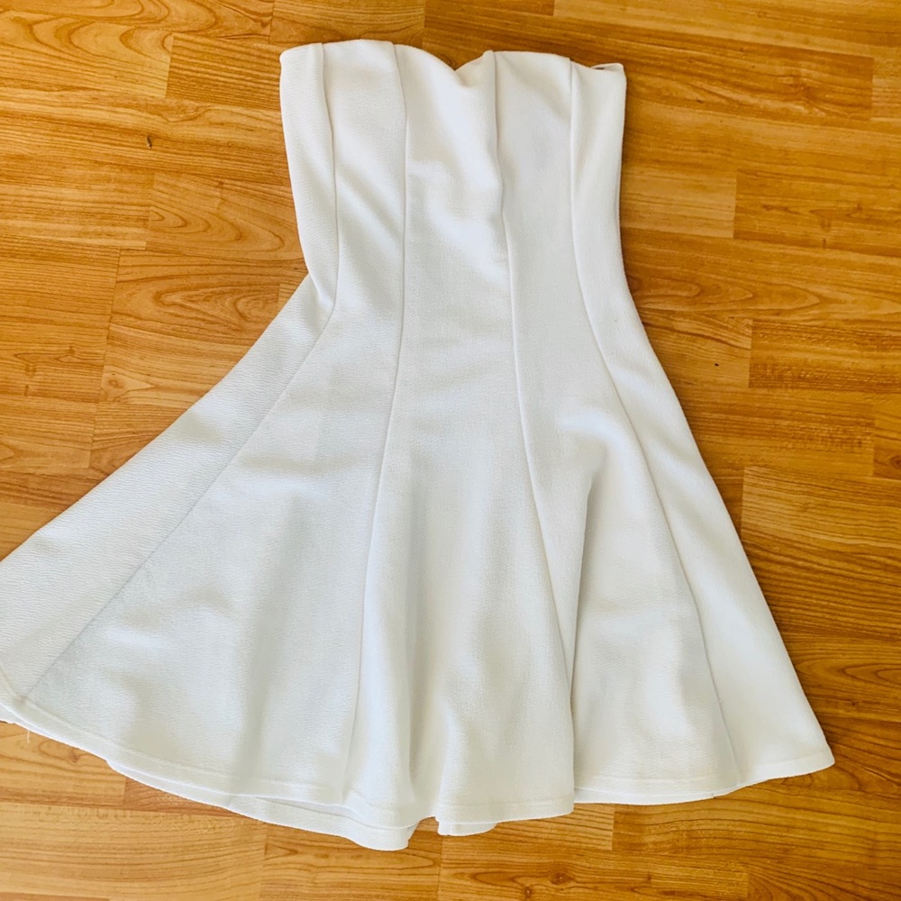 White tube dress